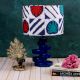 Multicolour Batik Print Drum Lampshade